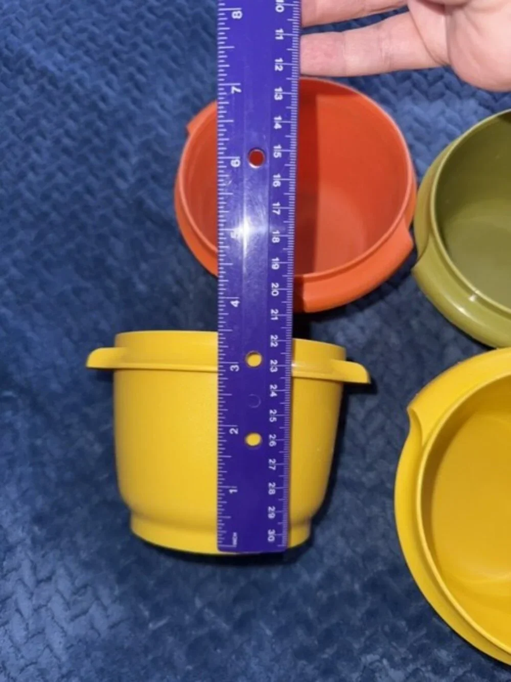 Vintage Tupperware Bowls Set of 4 – Retro Harvest Colors